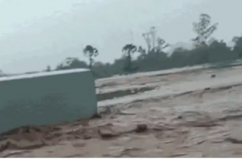 Temporal arrasta contêiner e deixa rastro de estragos no Sul de SC; Criciúma decreta emergência