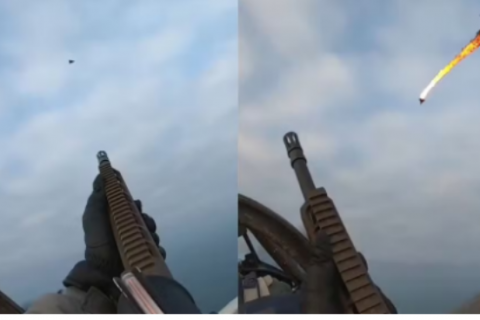 VÍDEO: a bordo de avião soviético, soldado ucraniano 'bom de mira' derruba drones russos utilizando apenas um fuzil